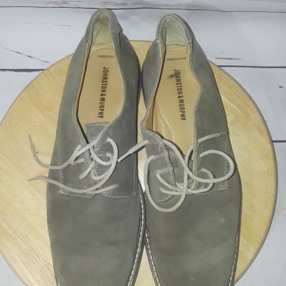 Johnston Murphy Mens suede oxford shoes 10.5 main image 4